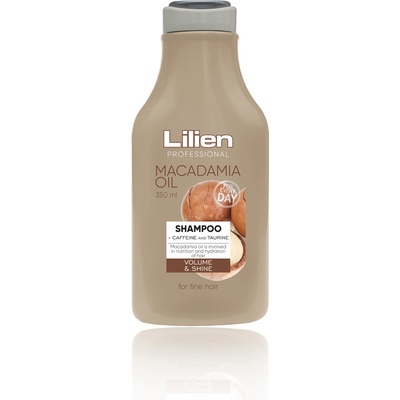 Lilien Macadamia Oil šampón pre jemné vlasy bez objemu 350 ml