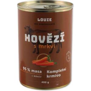 LOUIE Консерва LOUIE говеждо с моркови, витамини и минерали 400g (6824-14020)