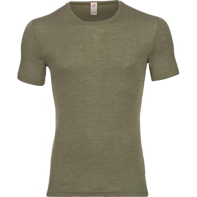 Engel Мъжко копринено термобельо Engel Shirt S/S Merino base layer - Olive - размер 54/56 (EU) (014-0746-0613)
