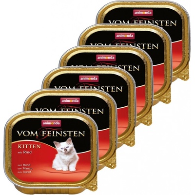 Animonda Vom Feinsten Kitten hovězí 6 x 100 g