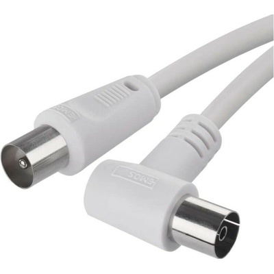 Anténní koaxiální kabel stíněný 7,5m – úhlová vidlice – Zboží Živě