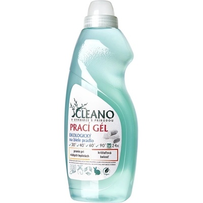 Cleano ekologický prací gél pre žiarivo biele prádlo 1,5 l