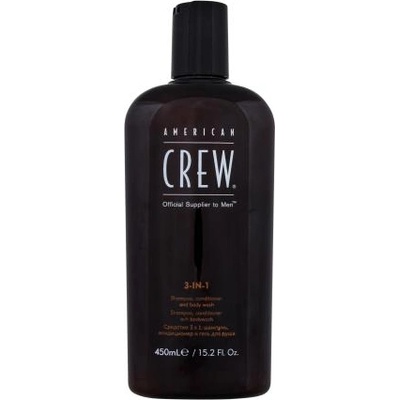American Crew 3-IN-1 450 ml шампоан, балсам и душ гел 3в1 за мъже