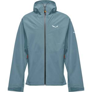 Salewa Мъжко водоустойчиво яке Salewa Puez Aqua 4 PowerTex 2.5L Jacket Waterproof jacket - Willow Green - размер 52 (EU) (002-2671-1514)