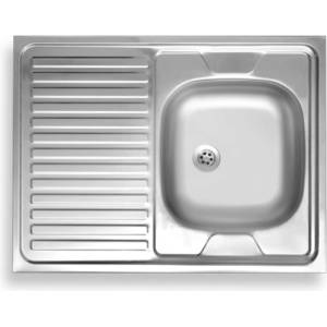 FERRO - Мивка 60x80 см, от неръждаема стомана DR60/80L (DR60/80L) Мивка за вграждане