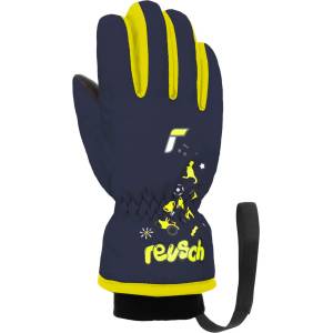 Reusch Детски ръкавици Reusch Kid's Kids Gloves - Dress Blue / Safety Yellow - размер II (202-5108-0211)