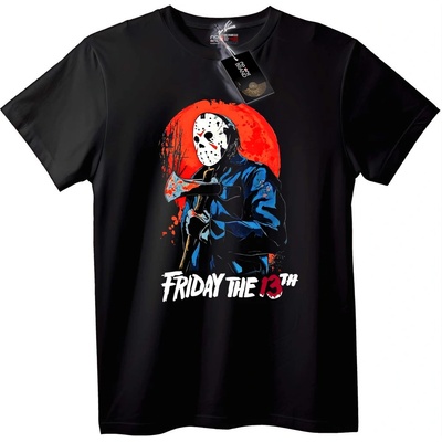 NOONEBRAND Тениска Friday the 13th Jason - 2XL, Black