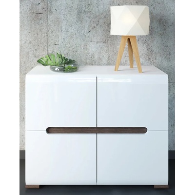 Black Red White Скрин с 4 врати и плавно затваряне azteca trio kom4d/8/11 / различни цветове /