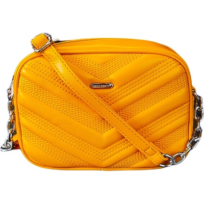David Jones dámská crossbody kabelka hořčicová 6729-2A yellow