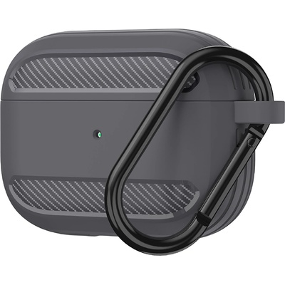 Techsuit Калъф за AirPods 3 - Карбон силикон - сив