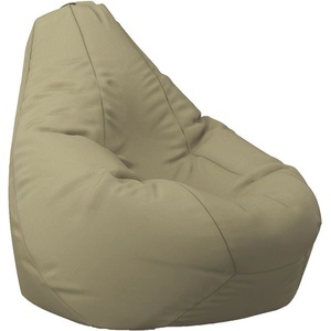 PUFRELAX Пуф, круша, 220л. , Nirvana Hobbit - Teteron Beige, За открито, Перящ се калъф, Пълнеж от Полистиролни перли (PUF-G-NH-TEX-CRE) - topmall