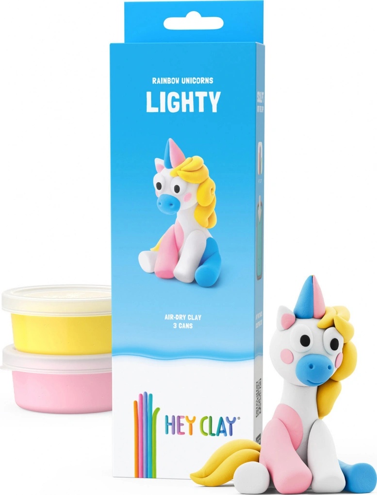 TM Toys Hey Clay Jednorožec Lighty