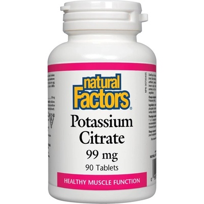Natural Factors Potassium Citrate 99 mg [90 Таблетки]