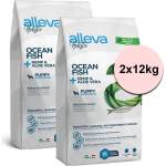 Alleva HOLISTIC кучешка океанска риба за кученца среден размер 2 x 12 кг