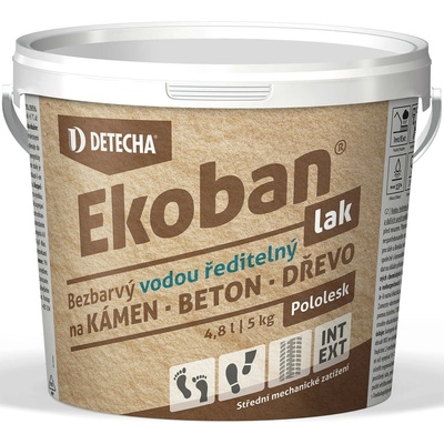 Detecha Lak na kámen, beton, zdivo EKOBAN LAK 2,5kg