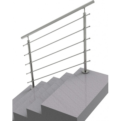 UMAKOV Nerezové zábradlie na schody 1500x1000mm VS A/ZVS100-