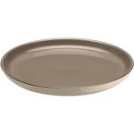 Emile henry (Франция) Керамична чиния emile henry dessert plate десертна - цвят сиво-бежов и екрю (eh 8915-g9)