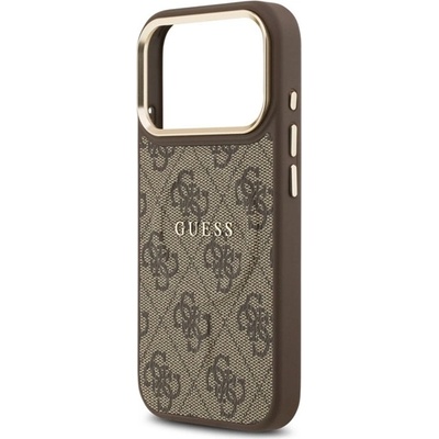 CG Mobile iPhone 17 Pro GUESS 4G CLASSIC LOGO Силиконов защитен капак за iPhone 17 Pro GUESS 4G CLASSIC LOGO Силиконов защитен капак за телефон, удароустойчив, с кожен ефект GUHMP17LP4MSEGCW (GUHMP17LP4MSEGCW)