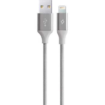 Ttec Кабел ttec - AlumiCable, USB-A/Lightning, 1.2 m, сребрист (8694470643533)