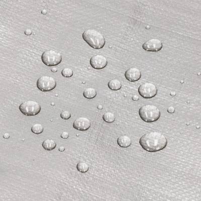Springros krycí plachta s oky 2 x 4 m extra silná 210g PE stříbrná PROTECT GA2149-XG