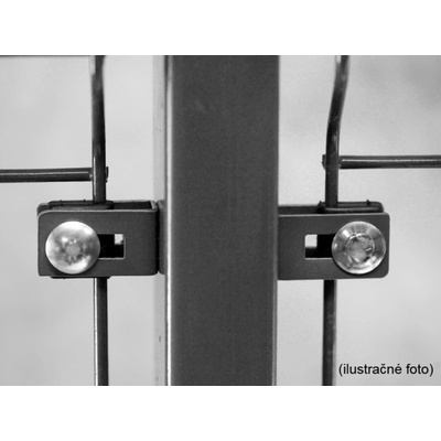 RETIC Příchytka U43 pro uchycení panelu ZN+PVC 5 mm, antracitová U4305AOR