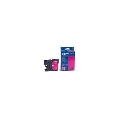 Brother LC-1100 ink cartridge magenta high capacity 16ml 750 pages 1-pack (LC1100HYM)