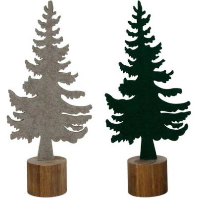 DEKORÁCIA VIANOČNÝ STROMČEK 18CM, 2 - mix variantov či farieb