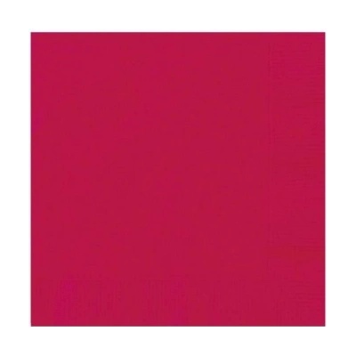 Unique Ubrousky papírové EKO rubínové 33x33cm 50ks