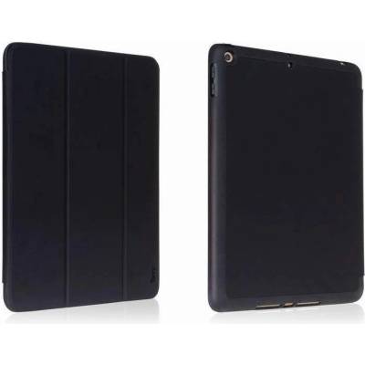 Torrii Torrio Plus Case - кожен кейс и поставка с отделение за Apple Pencil за iPad 6 (2018), iPad 5 (2017) (черен)
