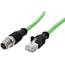 Metz Connect 21.16.8837 M12 8pin (M) kód X - RJ45(M), 10m