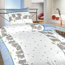 Dadka krep Slony denim 40 x 40 cm