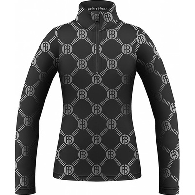 Poivre Blanc W24-1940-Jrgl Base Layer Shirt Monogram Black
