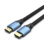 Vention HDMI/M - HDMI/M (4K, HD, алуминий, син), 3 м, кабел
