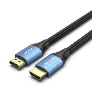 Vention HDMI/M - HDMI/M (4K, HD, алуминий, син), 3 м, кабел