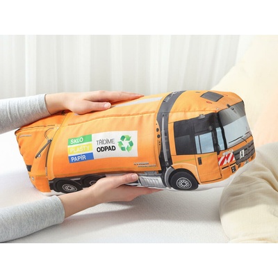 Škodák 3D vankúš smetiarske auto 50x20x20