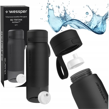 Wessper B2 Tritan Actitex 0,7 l černá