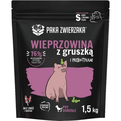 Paka Zwierzaka - Суха храна SH Свинско с круша "S" 1, 5 кг