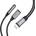 Tech-Protect Кабел Tech-Protect UltraBoost, Lightning (мъжки) / 3.5mm mini jack (женски) - Lightning (женски), черен (9319456607376)