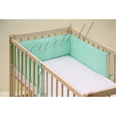 Scarlett Ochranný golier do postieľky froté Zelená