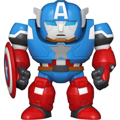 Фигура Funko Bitty POP! Bots Marvel: What If…? - Captain America (Mech with Captain America) (108435)