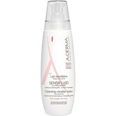 A-DERMA Демакииращо мляко С Овес Rhealba , A-Derma Sensifluid , 200 мл