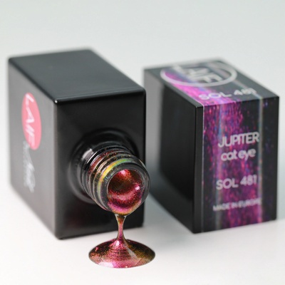 Laif Gel lak vínový SOL - 481 Cat Eye Jupiter 10 ml