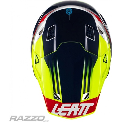 Náhradní kšilt helmy Leatt Visor Moto 7.5 V22 Lime