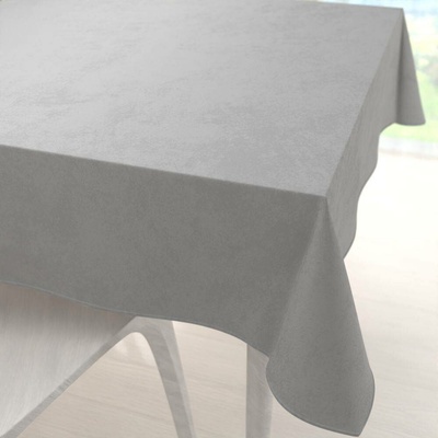 Biante Velký sametový čtvercový ubrus Velvet Premium SVP-027 Světle šedý 220x220 cm