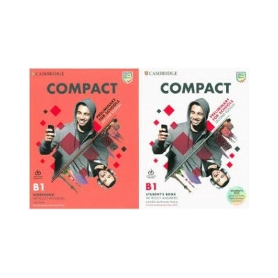Compact Preliminary for Schools. Student's Book without answers with Online Practice and Workbook without answers with Audio Download. Secon Edition