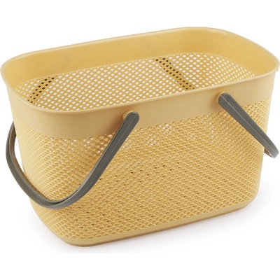 Prima-obchod Plastový košík 18,5x28 cm, 11 béžová světlá