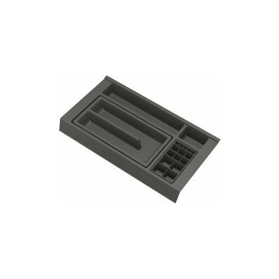 Kúpeľňový organizér s príslušenstvom 450mm 241x422x53mm antracit