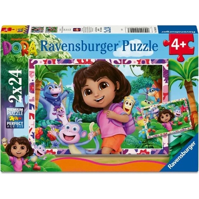 Ravensburger Puzzle Dora The Explorer 2x24p (12004199)