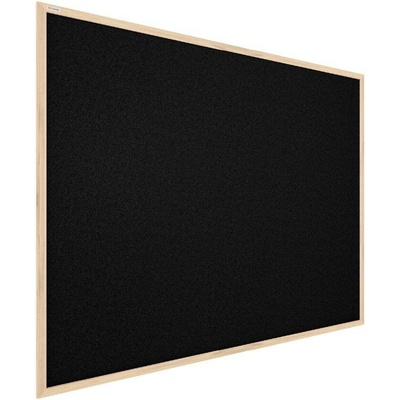 Allboards TKBLACK64D Černá korková nástěnka 60 x 40