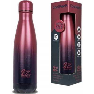 CoolPack termoflaša 500 ml růžová